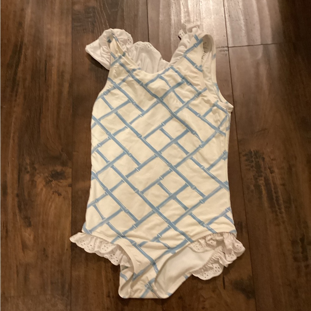The Beaufort Bonnet Company Blue and White Swimsuit